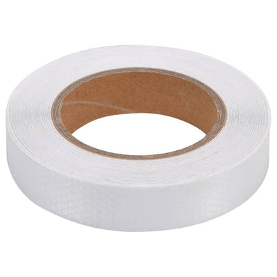 Vidaxl Reflejando cinta de 2.5 cm x 20 m PVC White