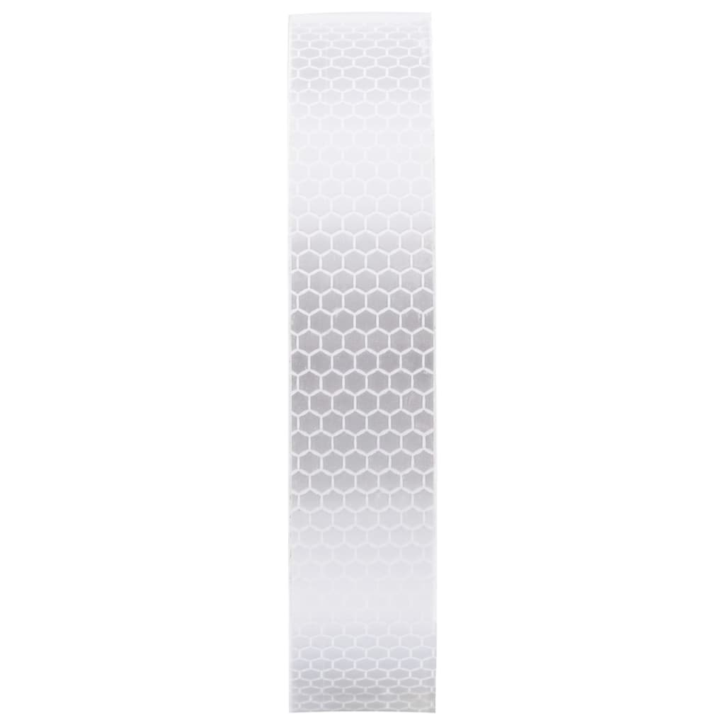 Vidaxl Reflejando cinta de 2.5 cm x 20 m PVC White