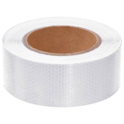 Cinta reflectante de Vidaxl 5 cm x 20 m PVC White