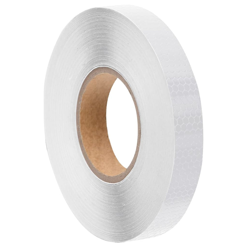 Vidaxl Reflejando cinta de 2.5 cm x 50 m PVC White