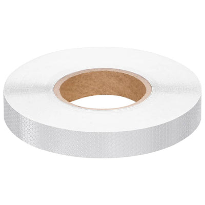 Vidaxl Reflejando cinta de 2.5 cm x 50 m PVC White