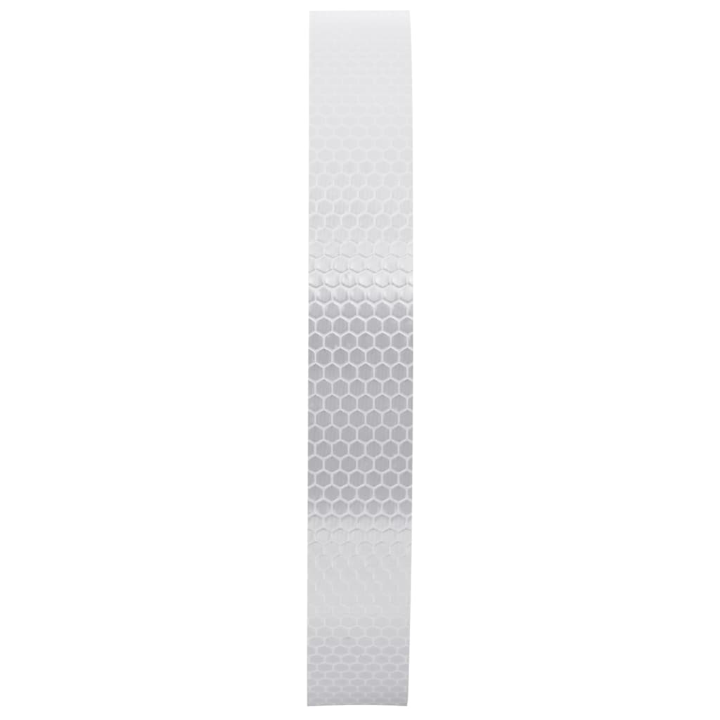 Vidaxl Reflejando cinta de 2.5 cm x 50 m PVC White