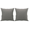 Cuscini decorativi vidaxl 2 St 40x40 cm tessuto scuro grigio