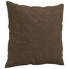 Cuscini decorativi Vidaxl 2 ST 40x40 cm tessuto marrone
