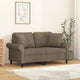 Cuscini decorativi Vidaxl 2 ST 40x40 cm tessuto taupe