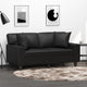 Cuscini decorativi Vidaxl 2 ST 40x40 cm in pelle artificiale