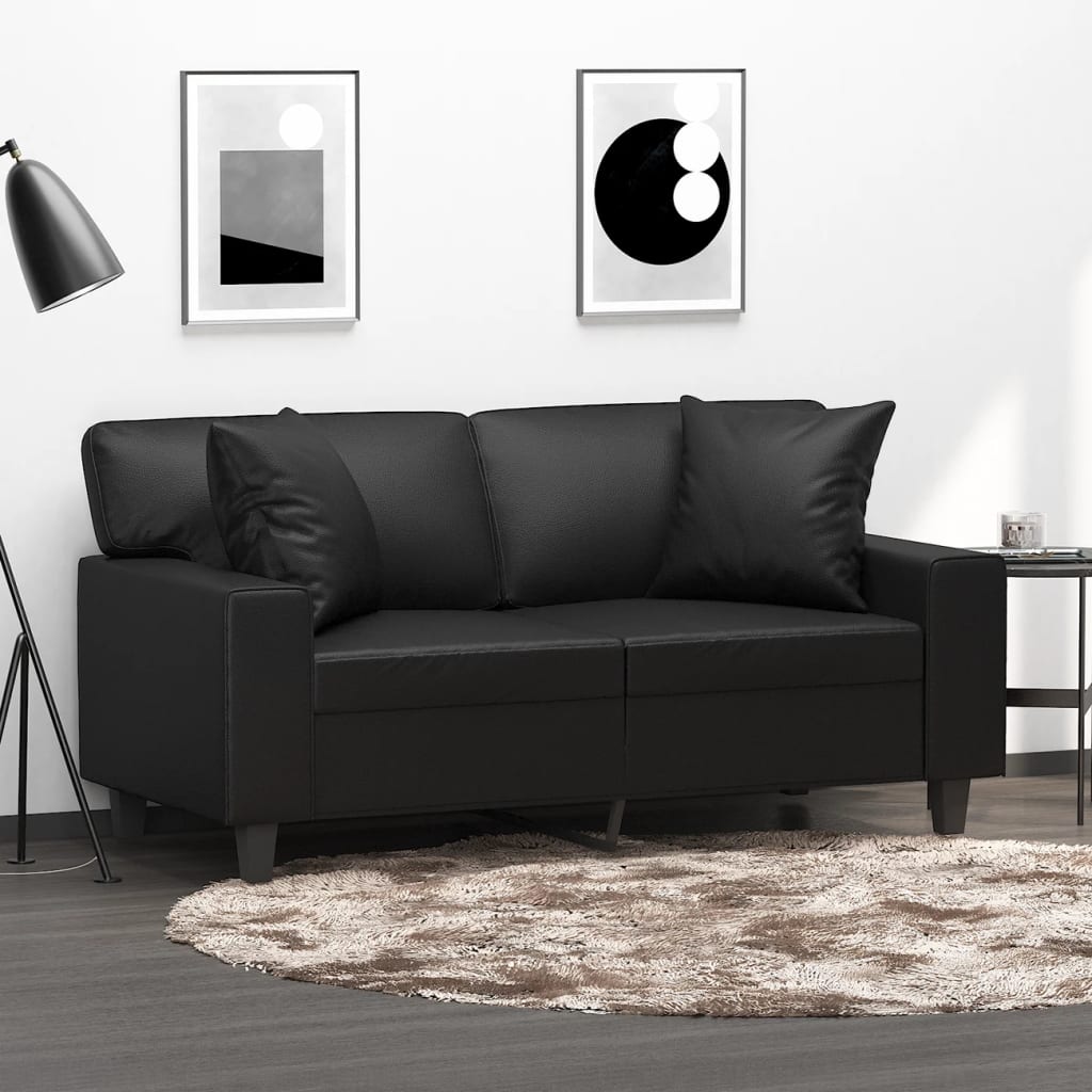 Cuscini decorativi Vidaxl 2 ST 40x40 cm in pelle artificiale