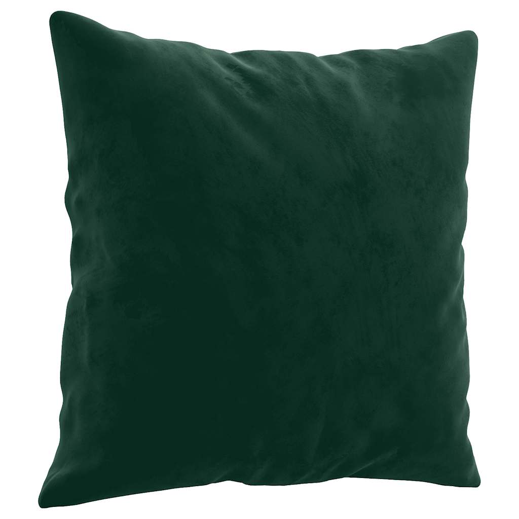 Cuscini decorativi Vidaxl 2 ST 40x40 cm Verde scuro