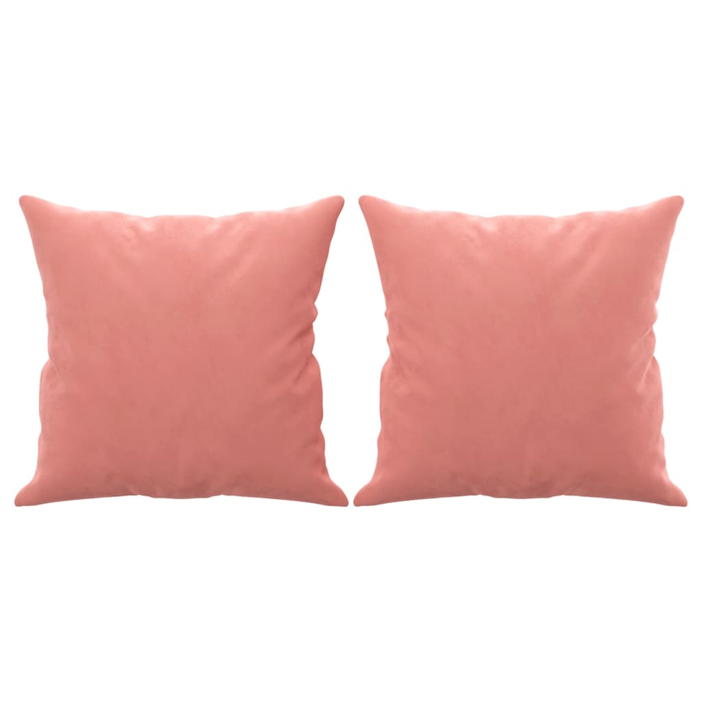 Cuscini decorativi Vidaxl 2 St 40x40 cm Velvet Pink