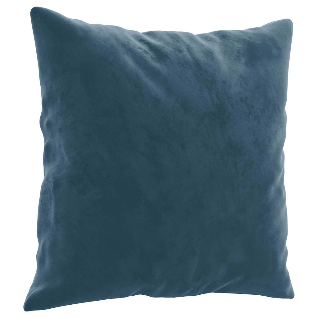 Cuscini decorativi Vidaxl 2 ST 40x40 cm blu di velluto