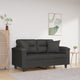 Vidaxl Cuscini decorativi 2 St 40x40 cm tessuto in microfibra grigio scuro