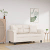 Cuscini decorativi vidaxl 2 pezzi 40x40 cm in tessuto in microfibra beige