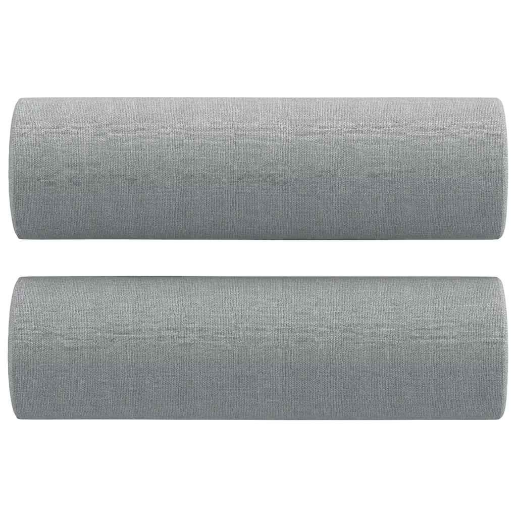 Cuscini decorativi vidaxl 2 St 15x50 cm tessuto grigio chiaro
