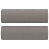 Vidaxl sierkussens 2 st 15x50 cm stof taupe