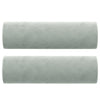 Vidaxl cojines decorativos 2 st 15x50 cm terciopelo gris claro
