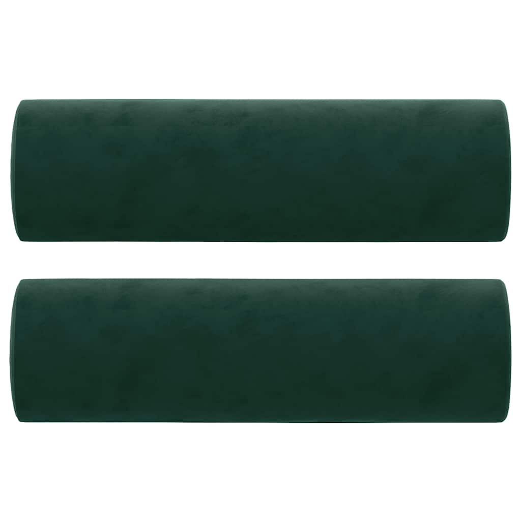 Cuscini decorativi Vidaxl 2 St 15x50 cm Velvetto scuro