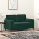 Cuscini decorativi Vidaxl 2 St 15x50 cm Velvetto scuro