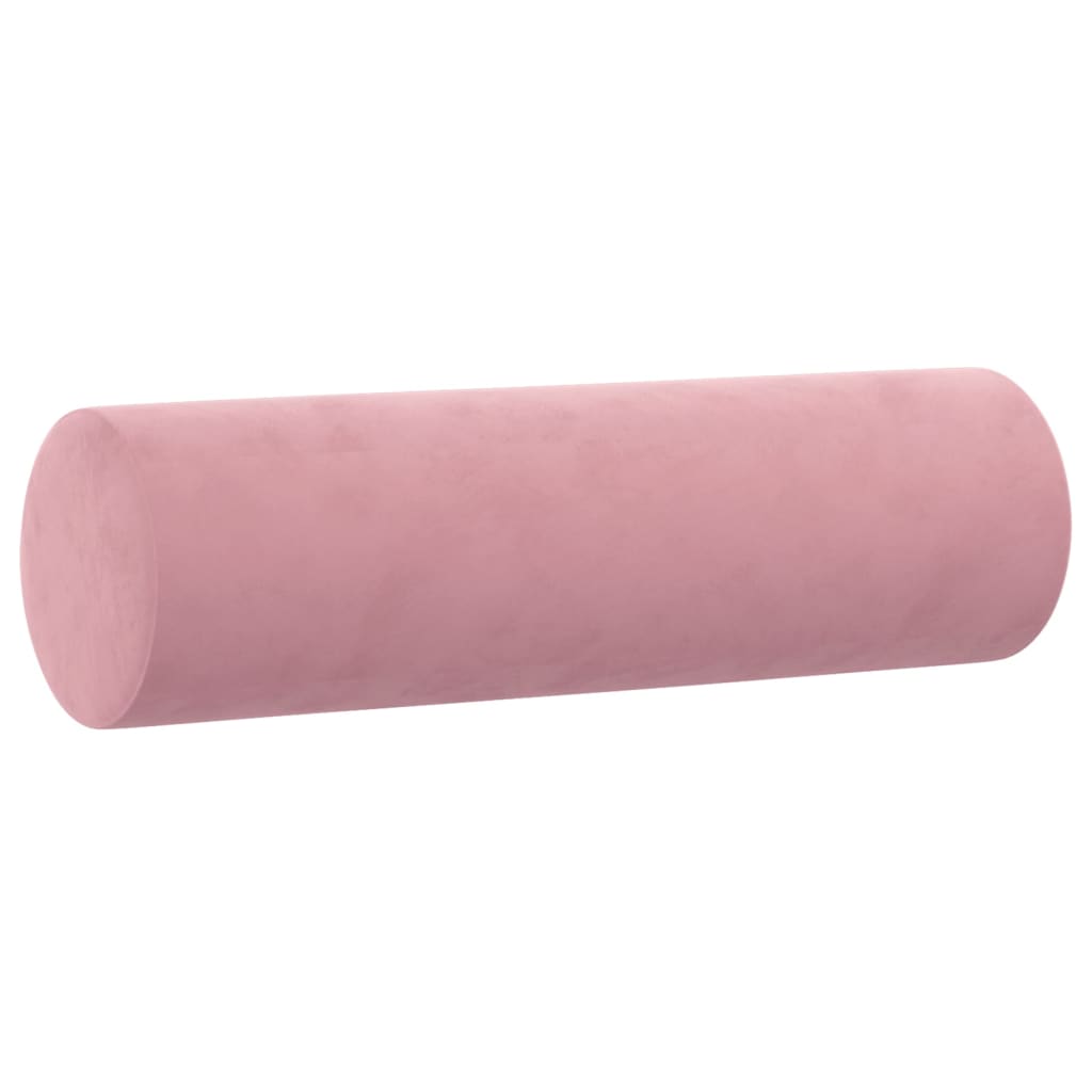Vidaxl cojines decorativos 2 st 15x50 cm de terciopelo rosa