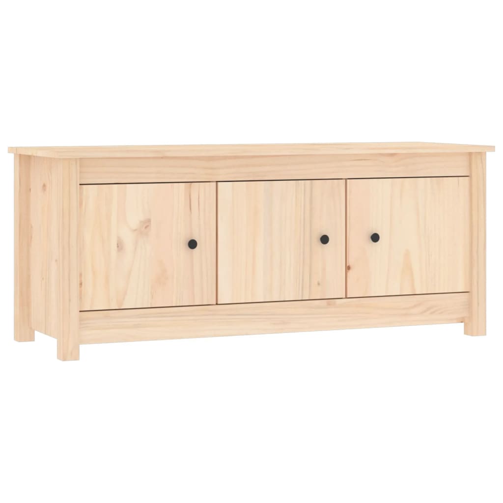 Vidaxl Cabinet da scarpe 110x38x45.5 cm Pino solido