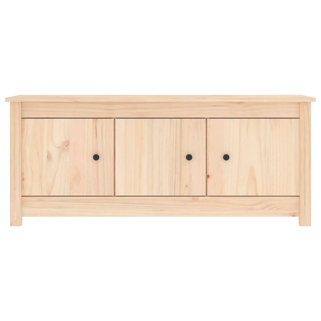Vidaxl Cabinet da scarpe 110x38x45.5 cm Pino solido