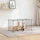 Vidaxl PETS Gabbia con 8 pannelli 35x35 cm Black
