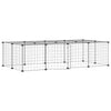 Vidaxl PETS Gabbia con porta 20 pannelli 35x35 cm Black