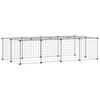 Vidaxl PETS Gabbia con porta 20 pannelli 35x35 cm Black