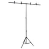 VIDAXL STANDARD STANDARD ATTUALE TAST 151x60x (70-200) cm nero