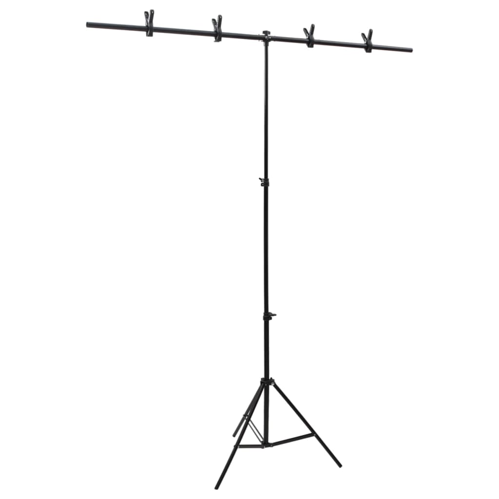 VIDAXL STANDARD STANDARD ATTUALE TAST 151x60x (70-200) cm nero