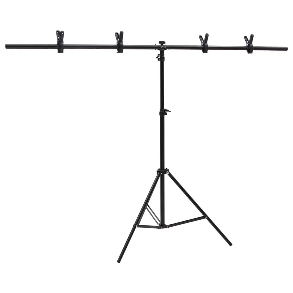 VIDAXL STANDARD STANDARD ATTUALE TAST 151x60x (70-200) cm nero