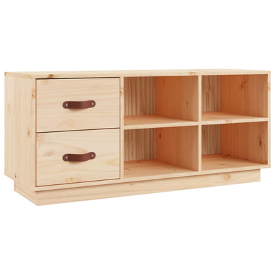 Vidaxl Shoes Bank 100x34x45 cm Pino solido