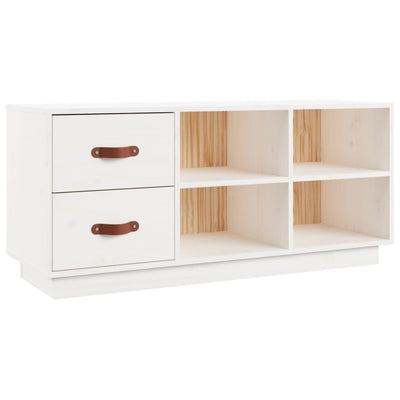 Vidaxl Shoes Bank 100x34x45 cm Pino solido