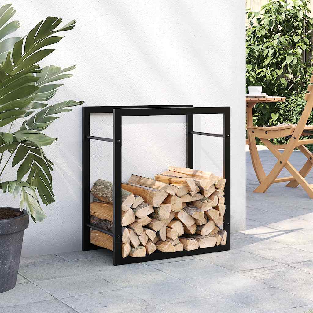 Chimenea de Vidaxl 50x28x56 cm de acero mate negro