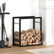 Chimenea de Vidaxl 50x28x56 cm de acero mate negro