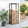 Chimenea de Vidaxl 50x28x132 cm de acero mate negro
