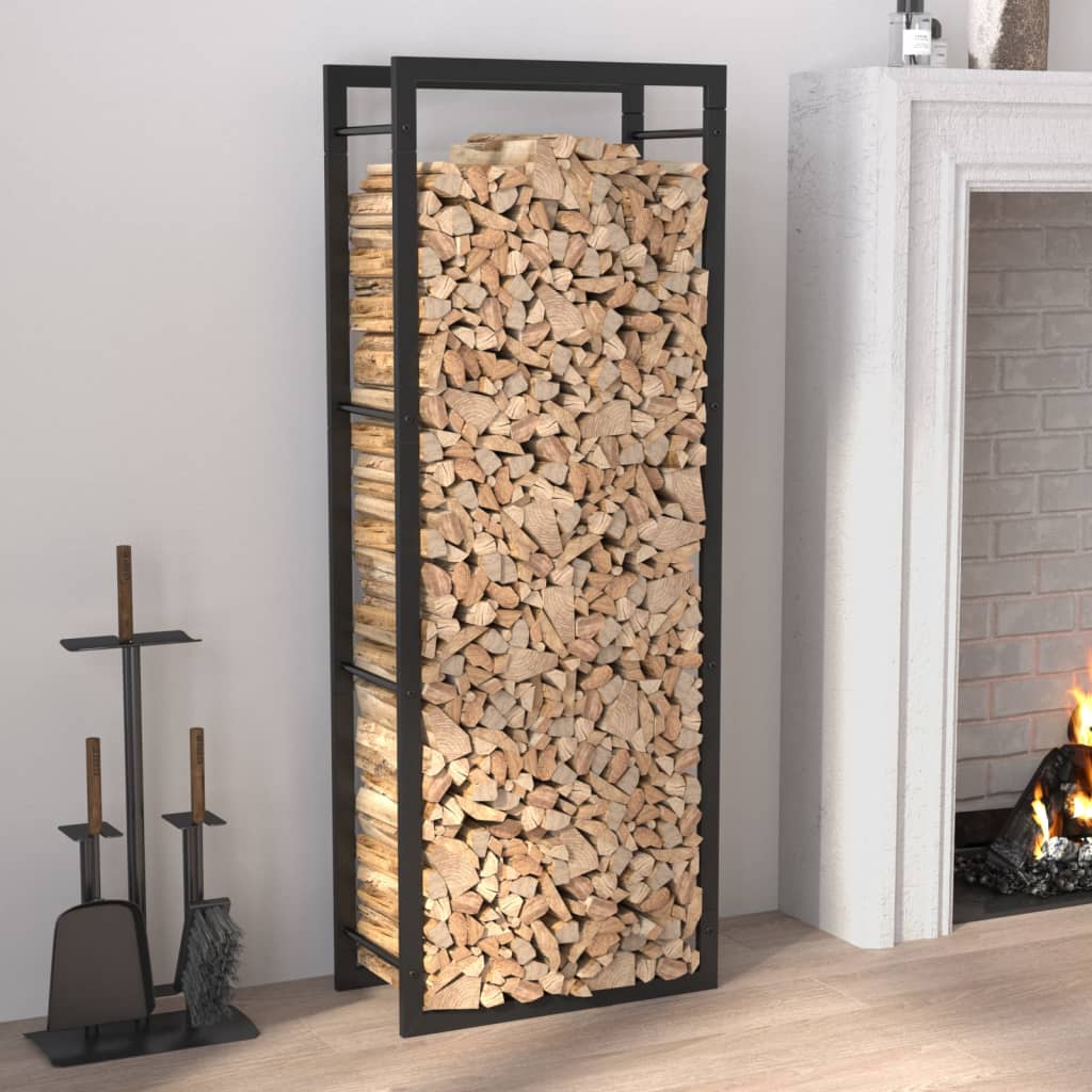 Chimenea de Vidaxl 50x28x132 cm de acero mate negro