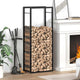 Chimenea de Vidaxl 50x28x132 cm de acero mate negro