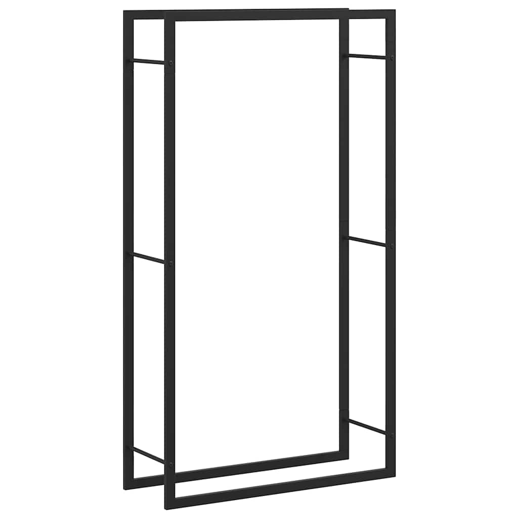 Chimenea de Vidaxl 80x28x154 cm de acero mate negro