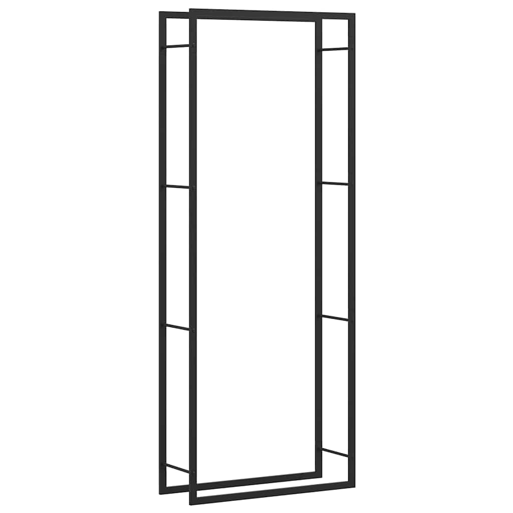 Chimenea de Vidaxl 80x28x222 cm de acero mate negro
