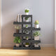 Vidaxl Plant Standard 85x25x109.5 cm de pino sólido gris
