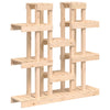 Vidaxl plantenstandaard 104,5x25x109,5 cm massief grenenhout