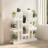 Vidaxx soporte para plantas blanco 104,5x25x109,5 cm madera maciza de pino