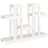 Vidaxl plantenstandaard wit 104,5x25x77,5 cm massief grenenhout