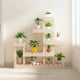 Vidaxl plantenstandaard 92x25x97 cm massief grenenhout