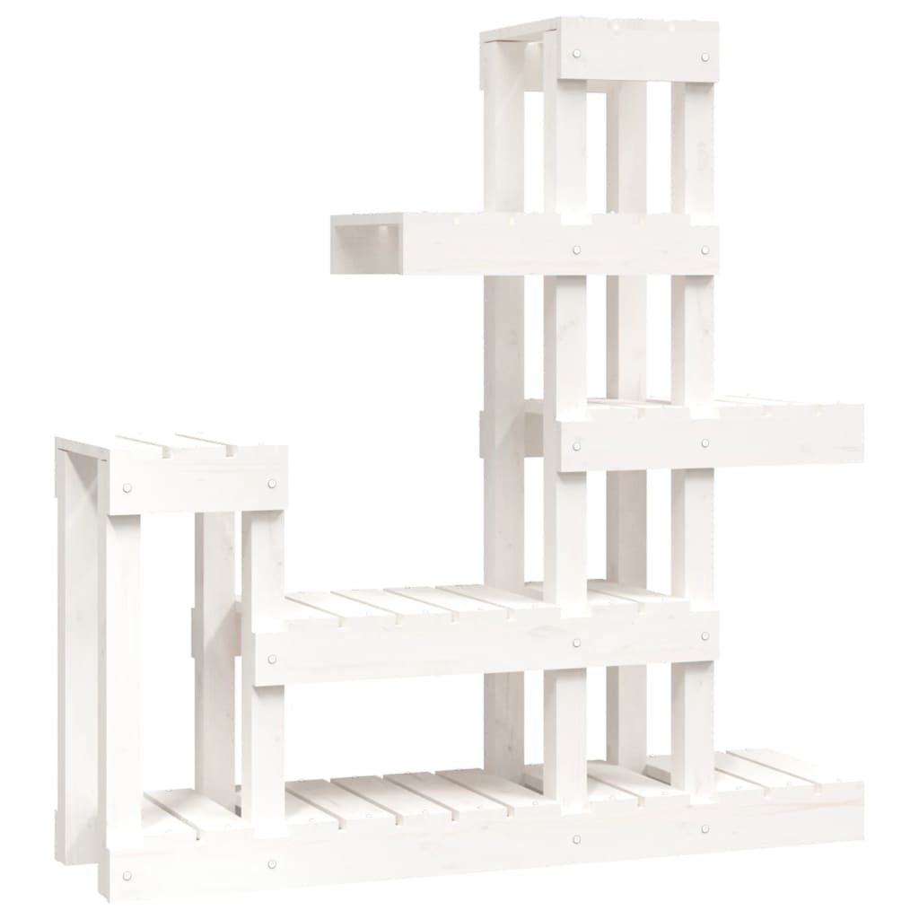 Vidaxx soporte para plantas 92x25x97 cm madera maciza de pino blanco