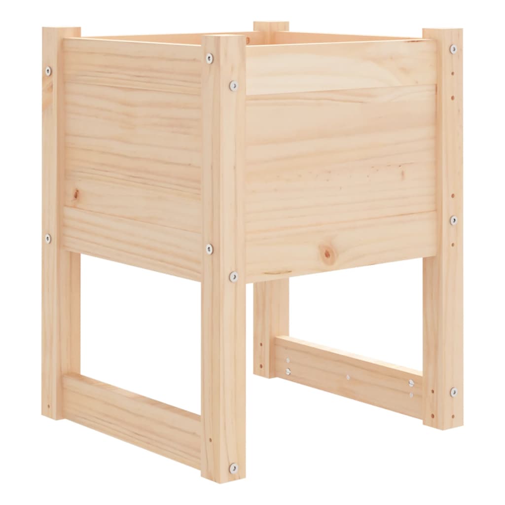 Casella di pianificazione di Vidaxl 40x40x52.5 cm Pino solido