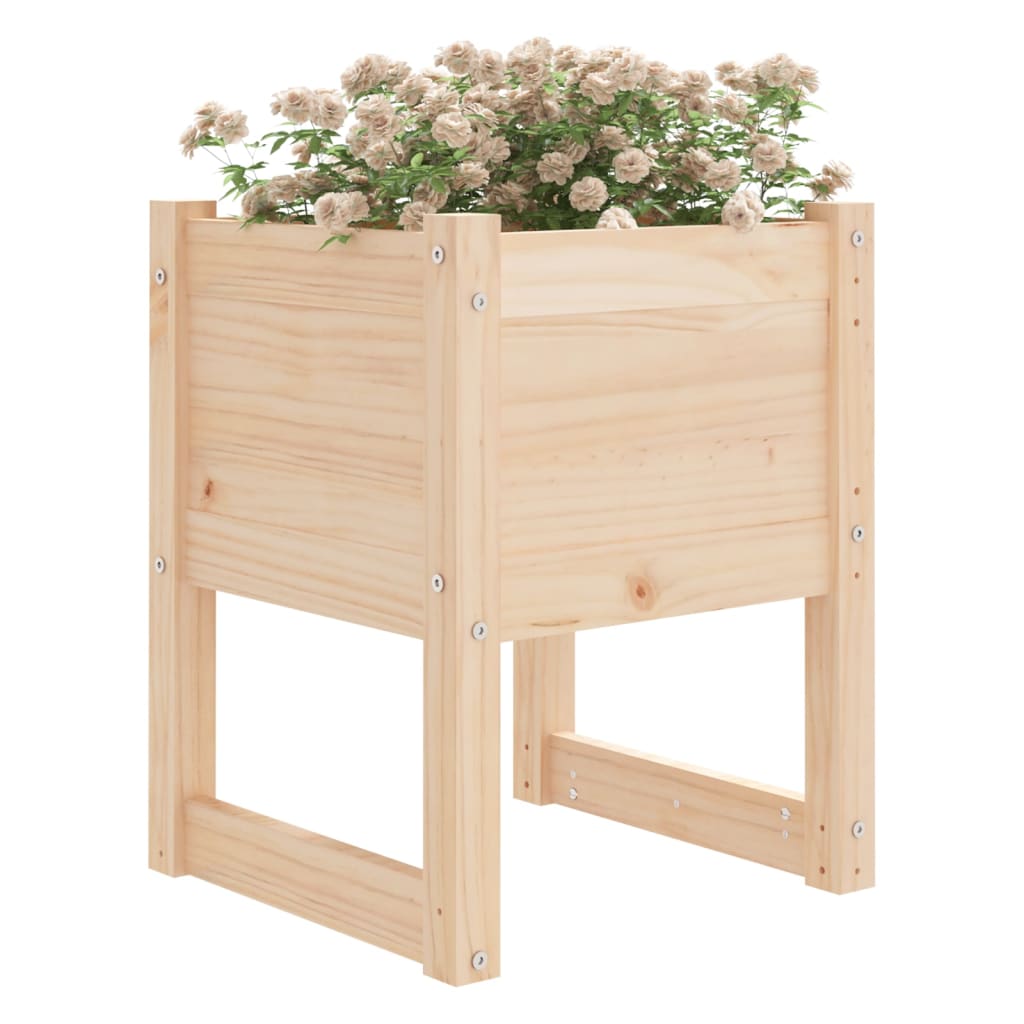 Vidaxl Planning Box 40x40x52.5 cm de pino sólido