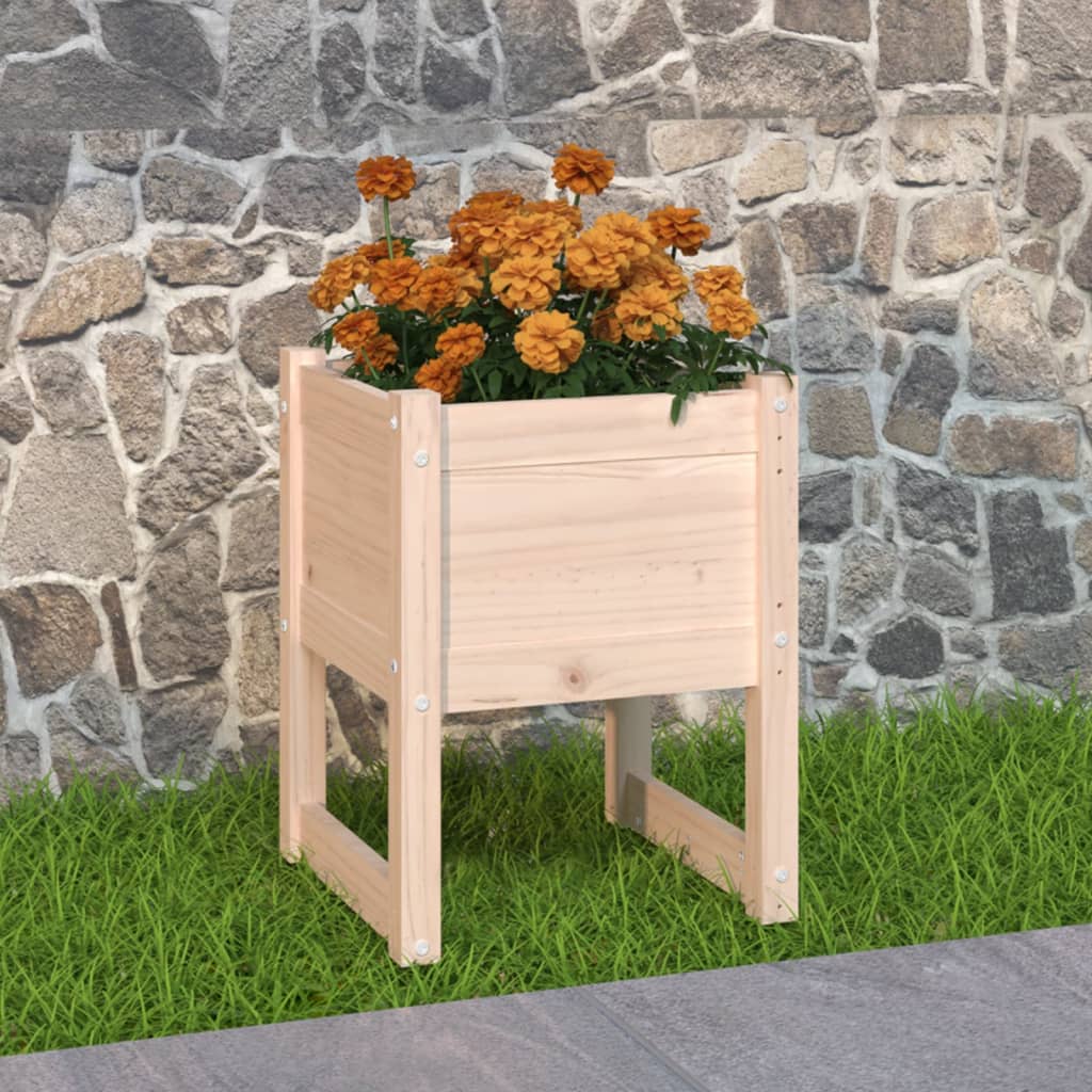 Vidaxl Planning Box 40x40x52.5 cm de pino sólido