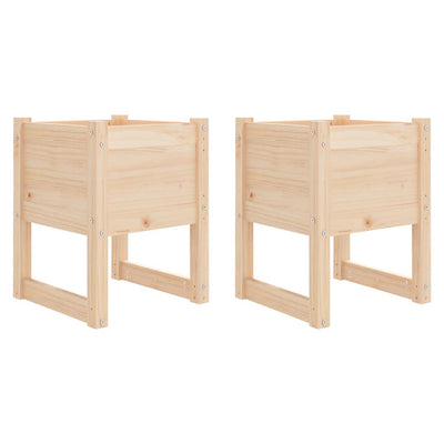 Vidaxl fioriere 2 St 40x40x52.5 cm Pince solido