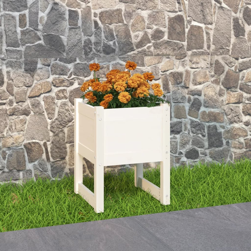 Vidaxl Planter Big 40x40x52.5 cm de pino sólido